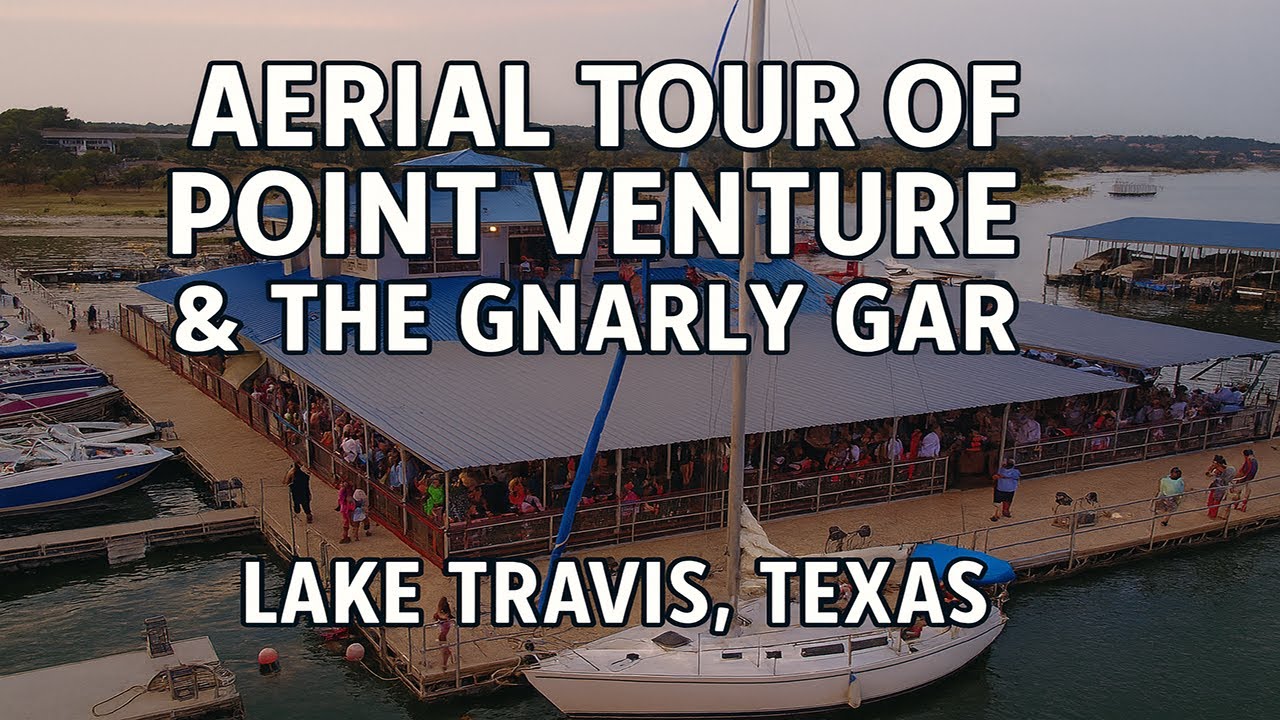 Aerial Tour of Point Venture & The Gnarly Gar | Lake Travis, Texas