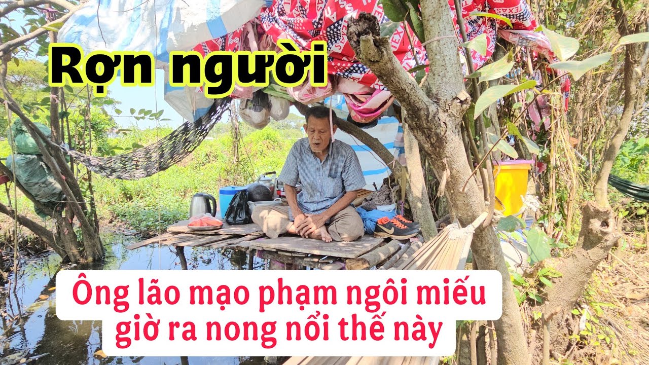 Rợn người Ông lão xúc phạm ngôi miếu đôi có biểu hiện kỳ lạ ở nơi lạnh người
