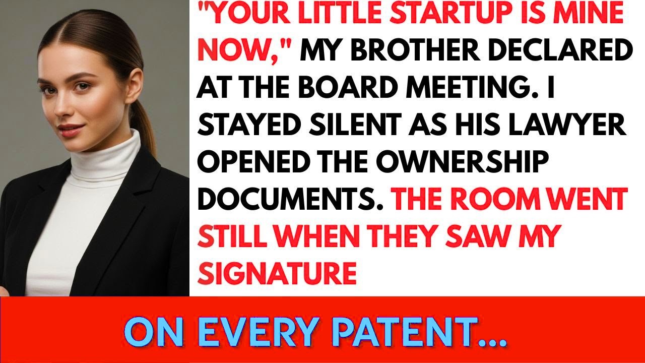 My Brother Announced He's Taking Over My Company—Without Checking Who Owned The Patents