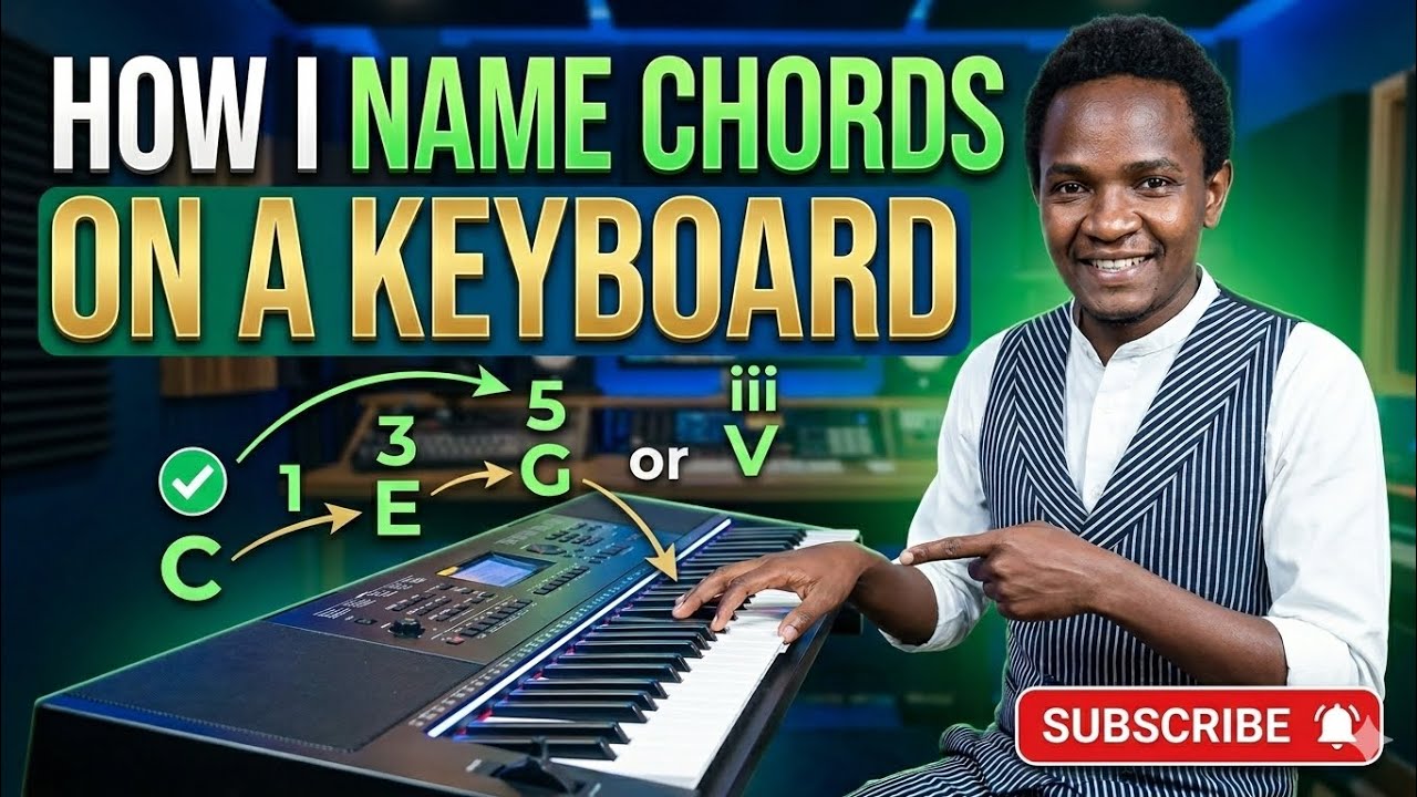HOW I LEARN NAMING OF CHORDS ON A KEYBOARD 