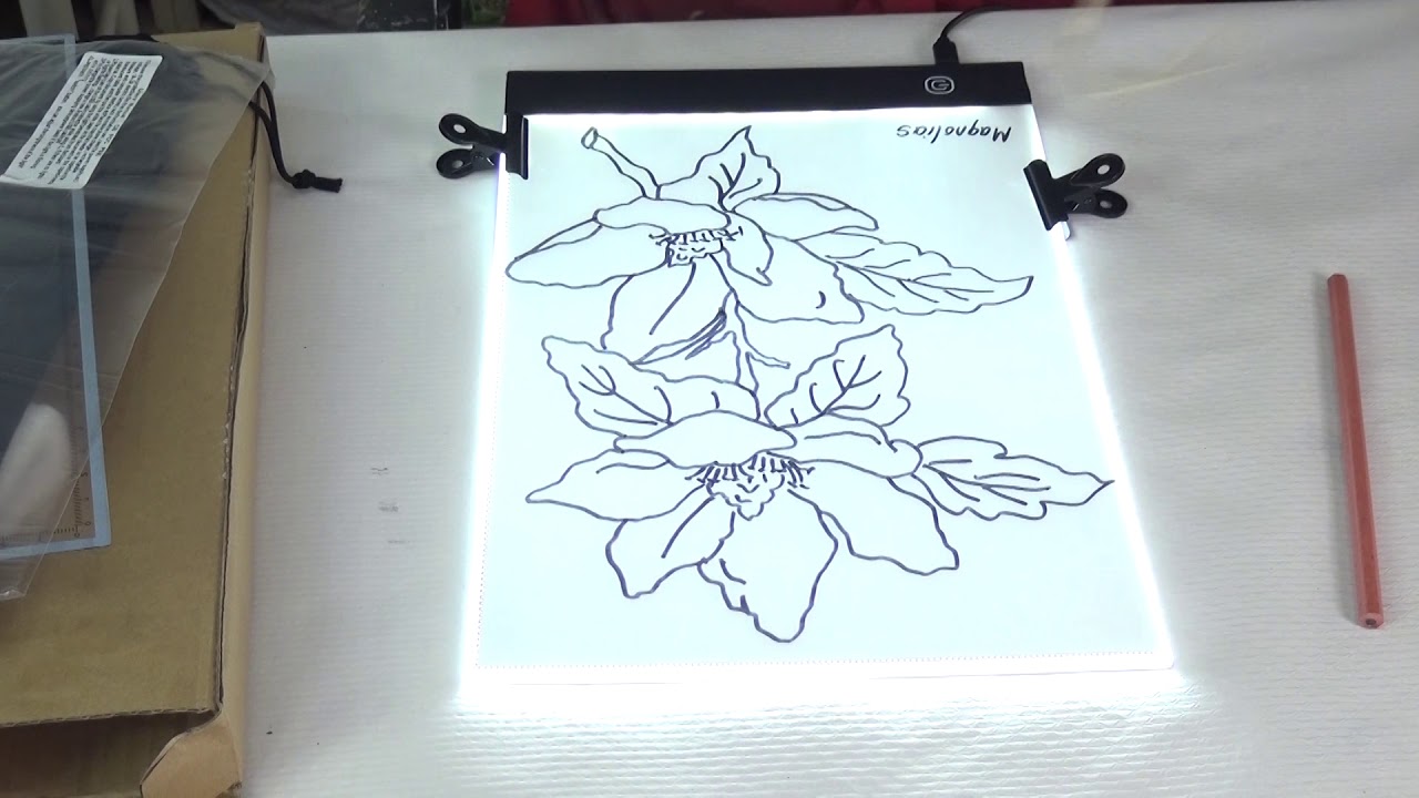 Prueba tablero de Dibujo LED  A4 para dibujo ( tablero de luz)