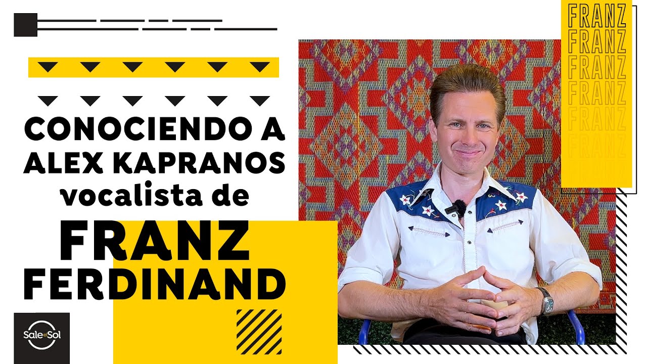 Los secretos mejor guardados de Alex Kapranos, vocalista de Franz Ferdinand