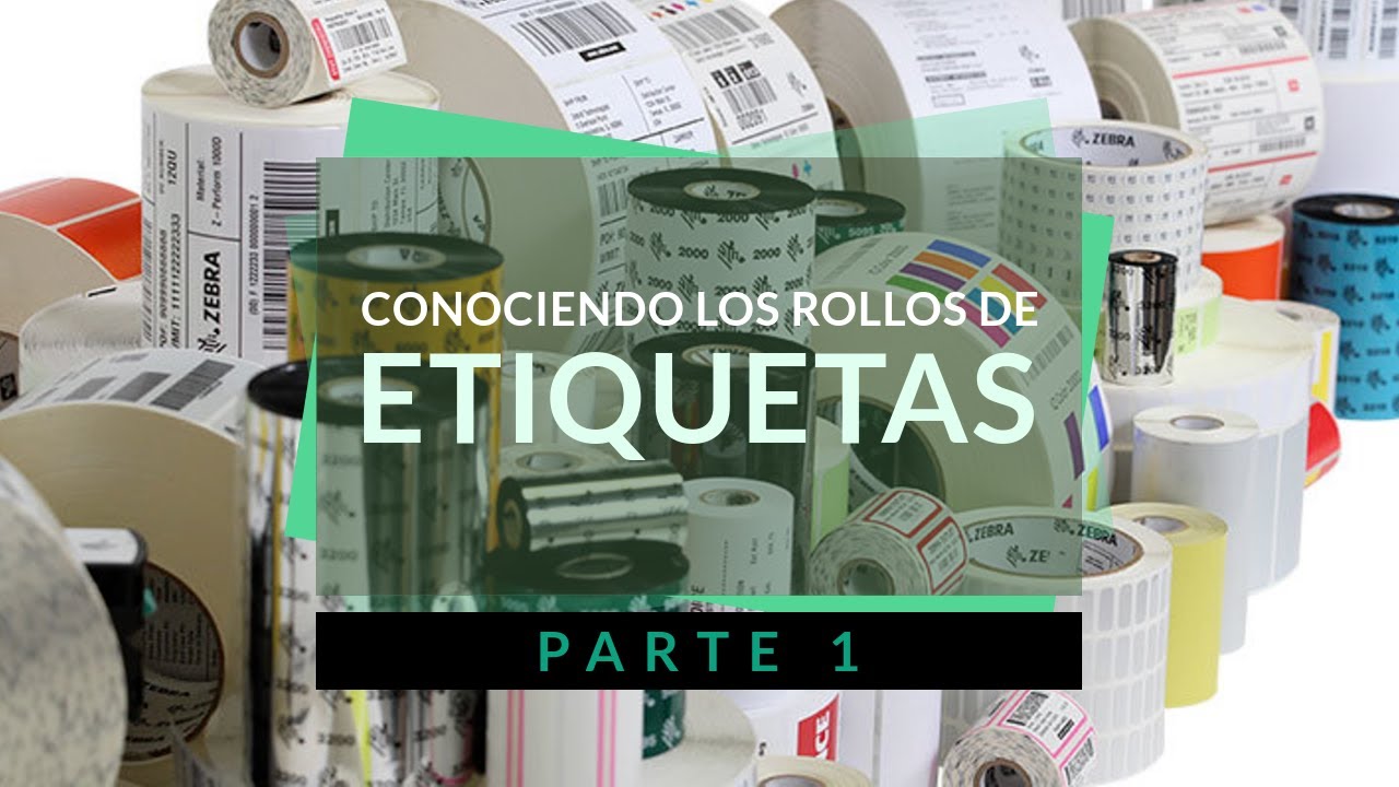 Caracteristicas de ROLLOS DE ETIQUETA DE CODIGO DE BARRA // ZEBRA PT.1