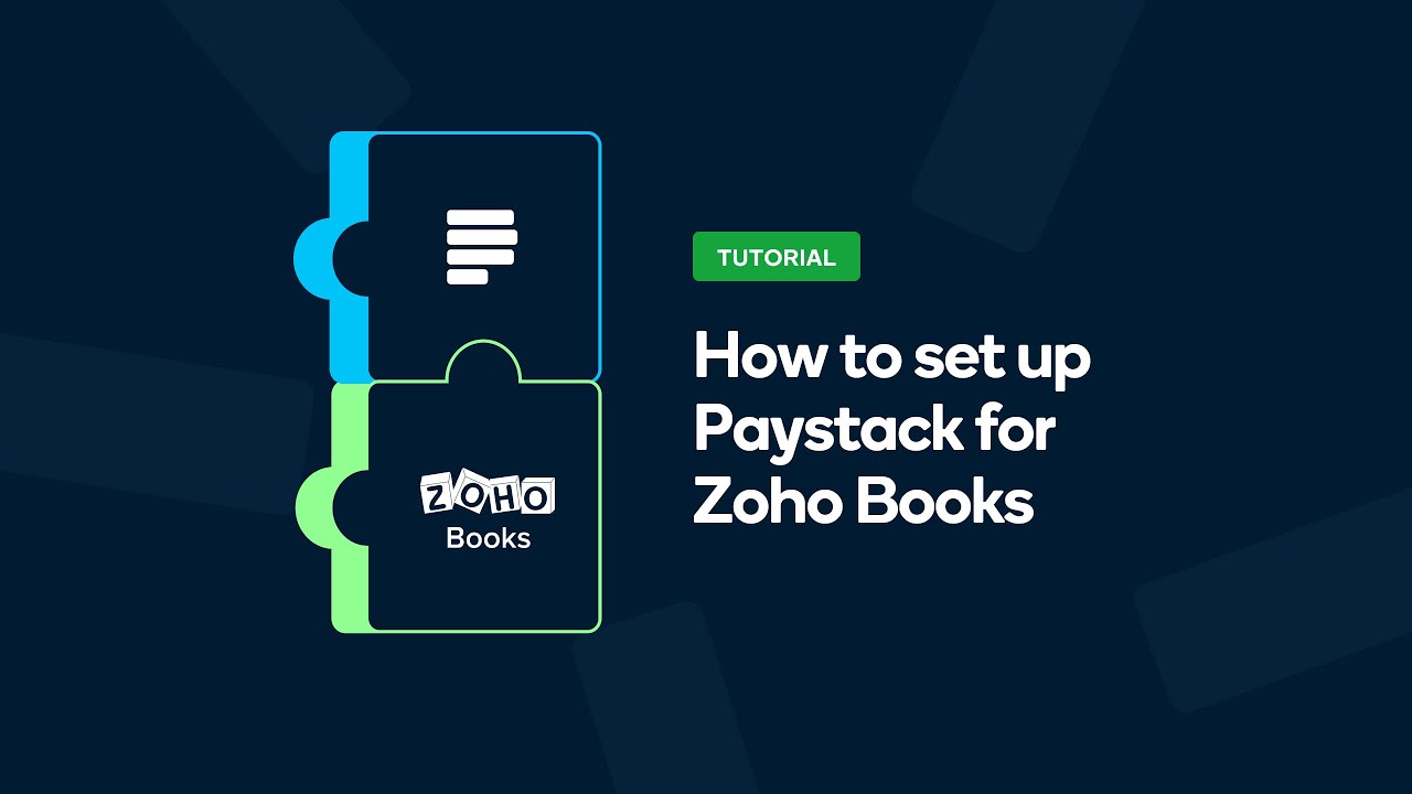 How to set up Paystack for Zoho Books