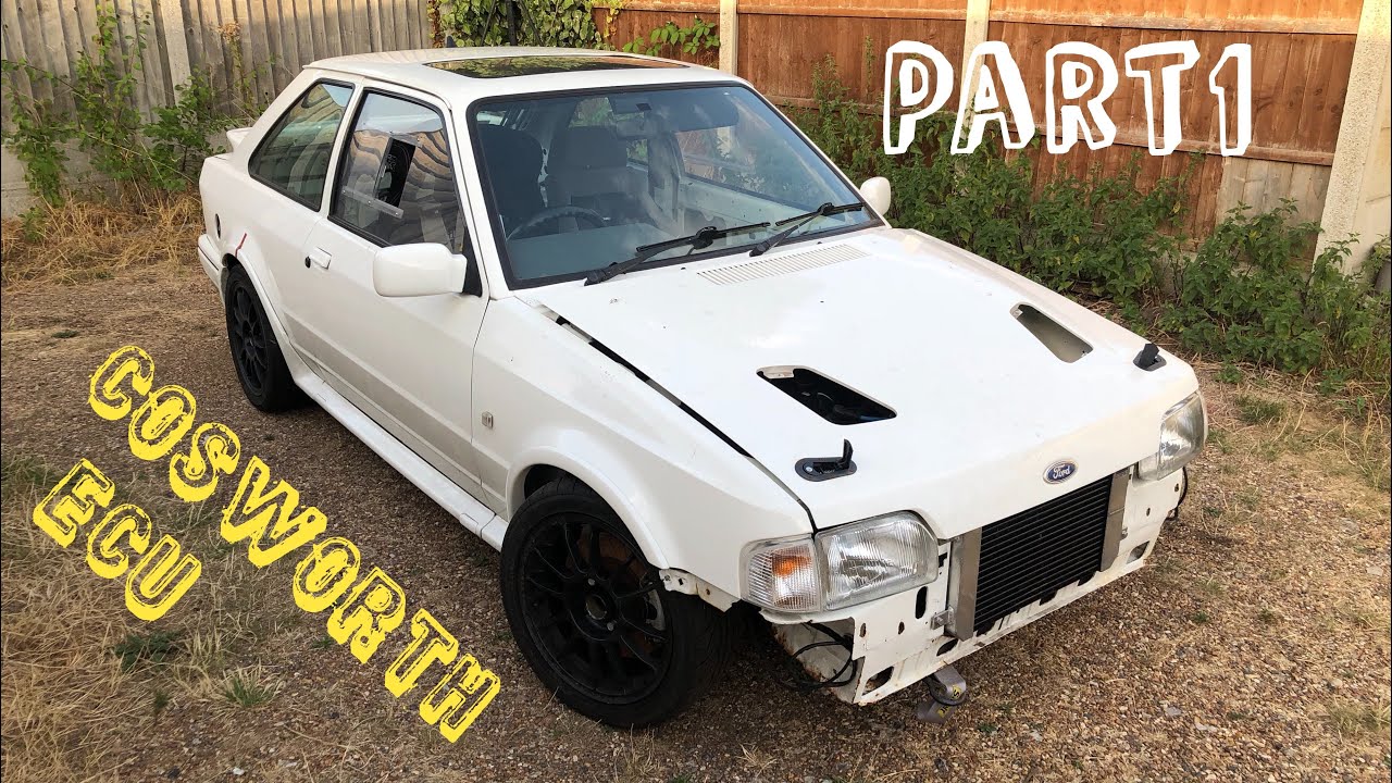 TIDY ENGINE BAY LOOM WIRING & START UP Ford Escort RS Turbo 1.6 Cvh Cosworth Efi
