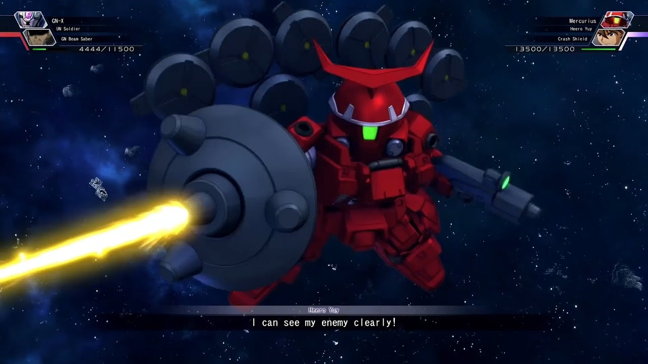 SD Gundam G Gen Cross Rays - OZ-13MSX2 Mercurius (Heero Yuy) (New Mobile Report Gundam Wing)