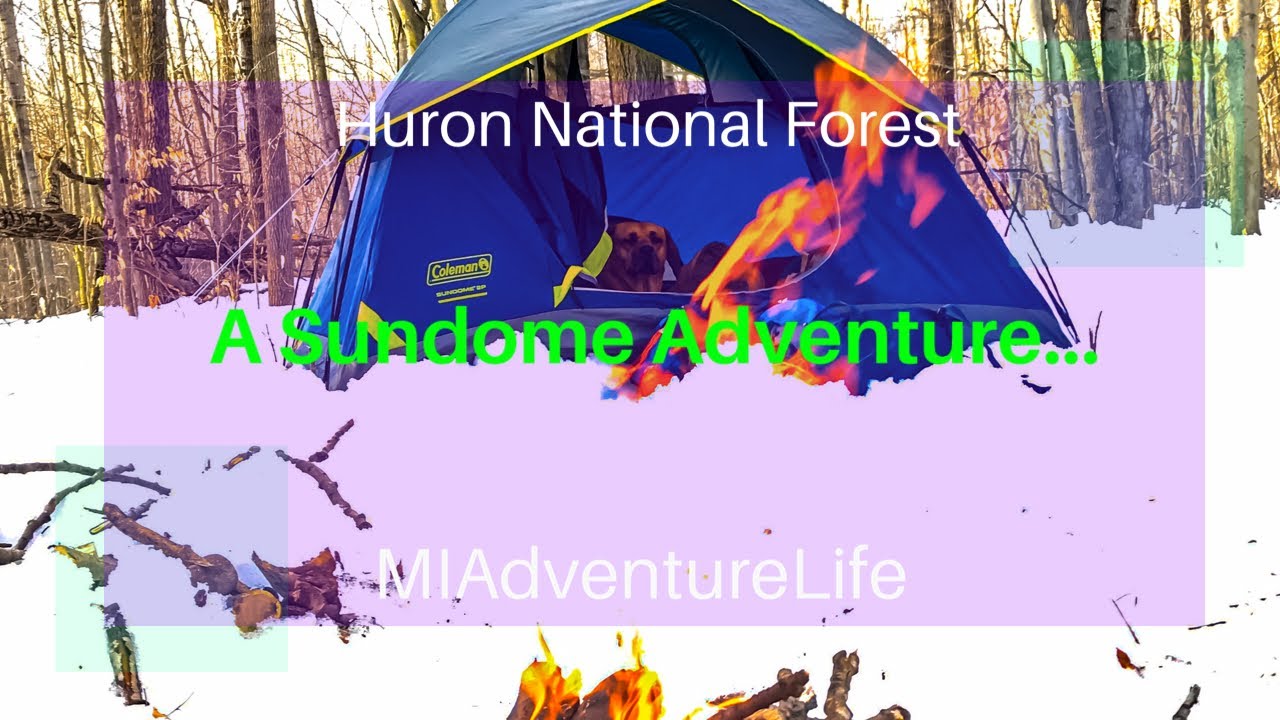 Winter Camping in a Sundome2... @MIAdventureLife