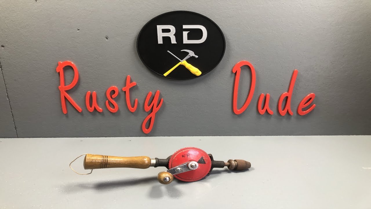 Old Rusty Hand Drill Restoration | Great Result