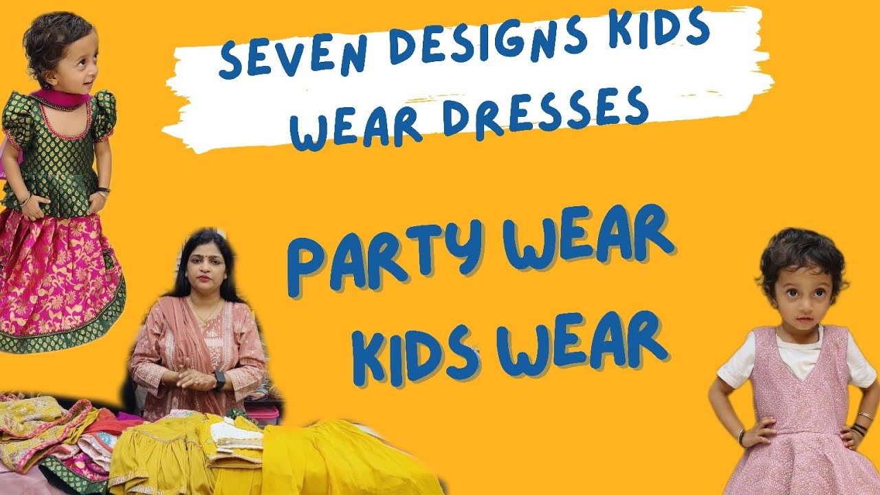 7baby girl dress design,baby girl party wear dress,mother daughter combo. #kidsdressdesign#kidsfrock