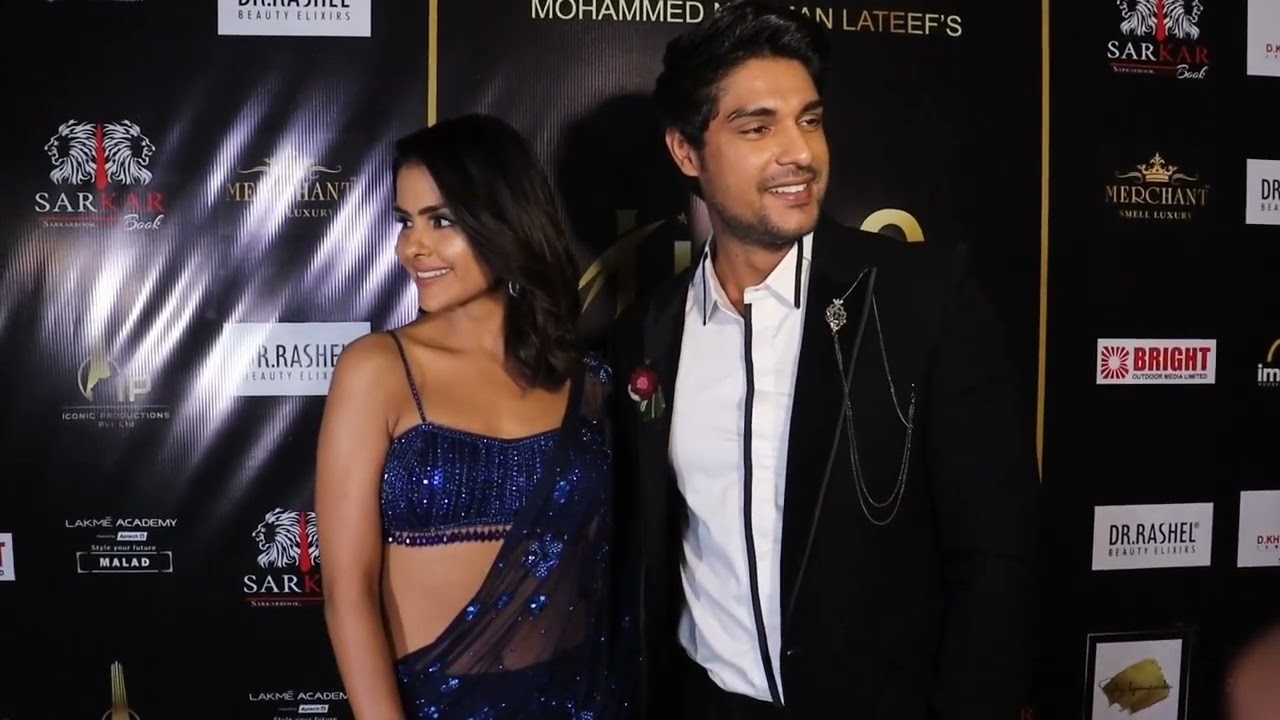 Priyanka Chahar Choudhary With Ankit Gupta Arrived At International Iconic Awards 2023