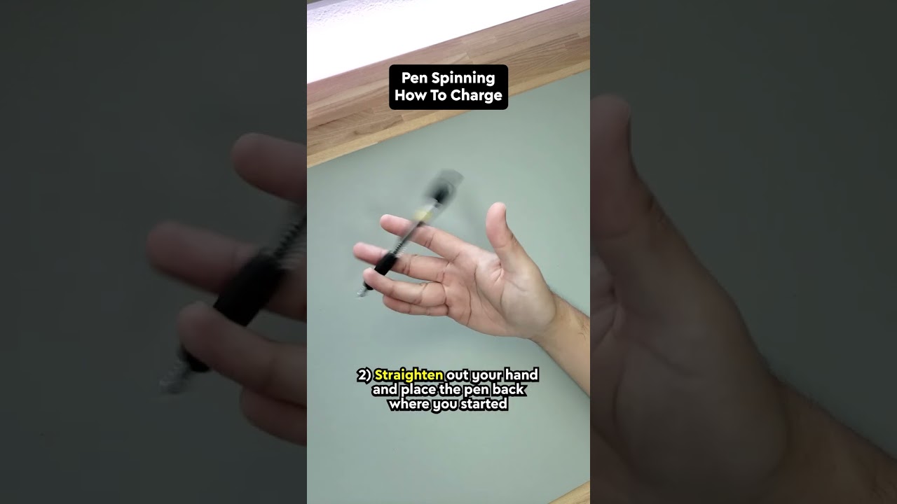CHARGE Pen Spinning Tutorial Made EASY 🖐️ #shorts