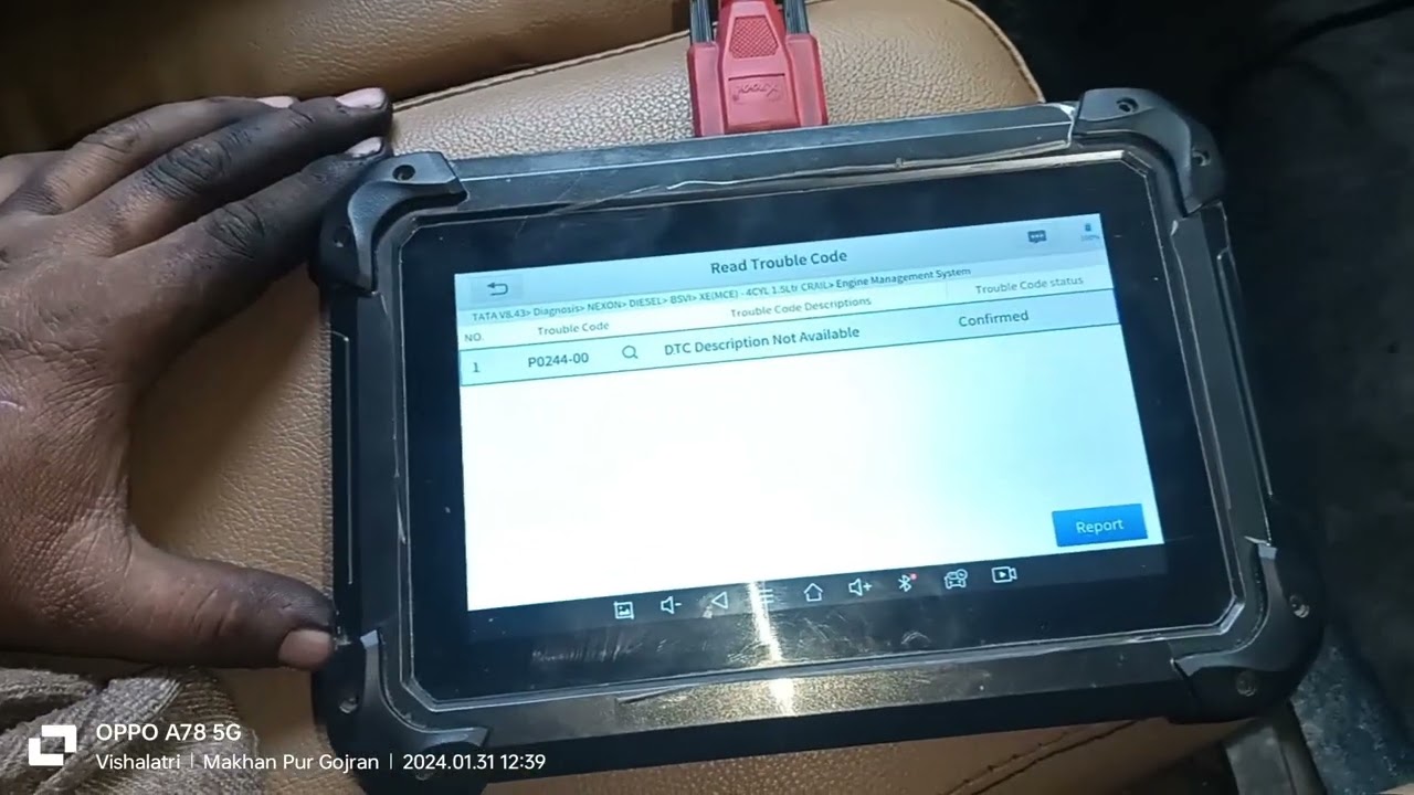Tata Intra V30 pickup low fault P0244
