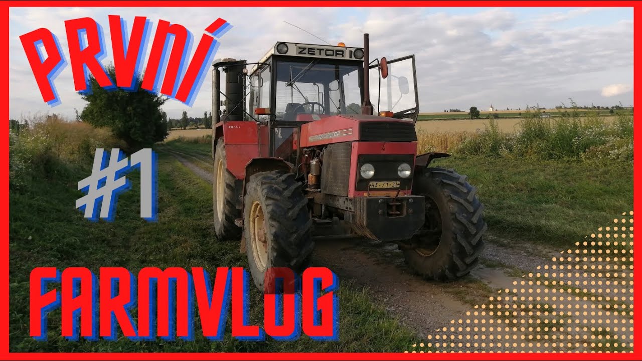 ÚVODNÍ CEPÁKOVÁNÍ CEST /Zetor12245 / Farmvlog #1