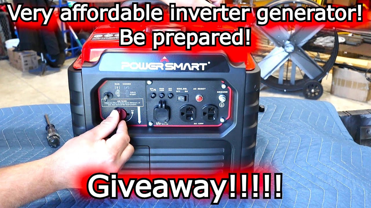 A very affordable inverter generator! Powersmart  PS55 1000 watt inverter generator #728 #powersmart