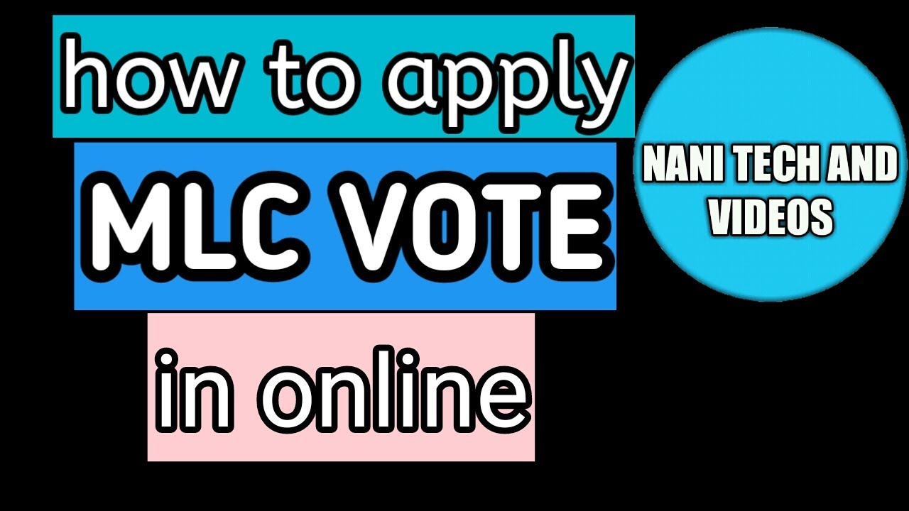 how to apply for MLC VOTE in online