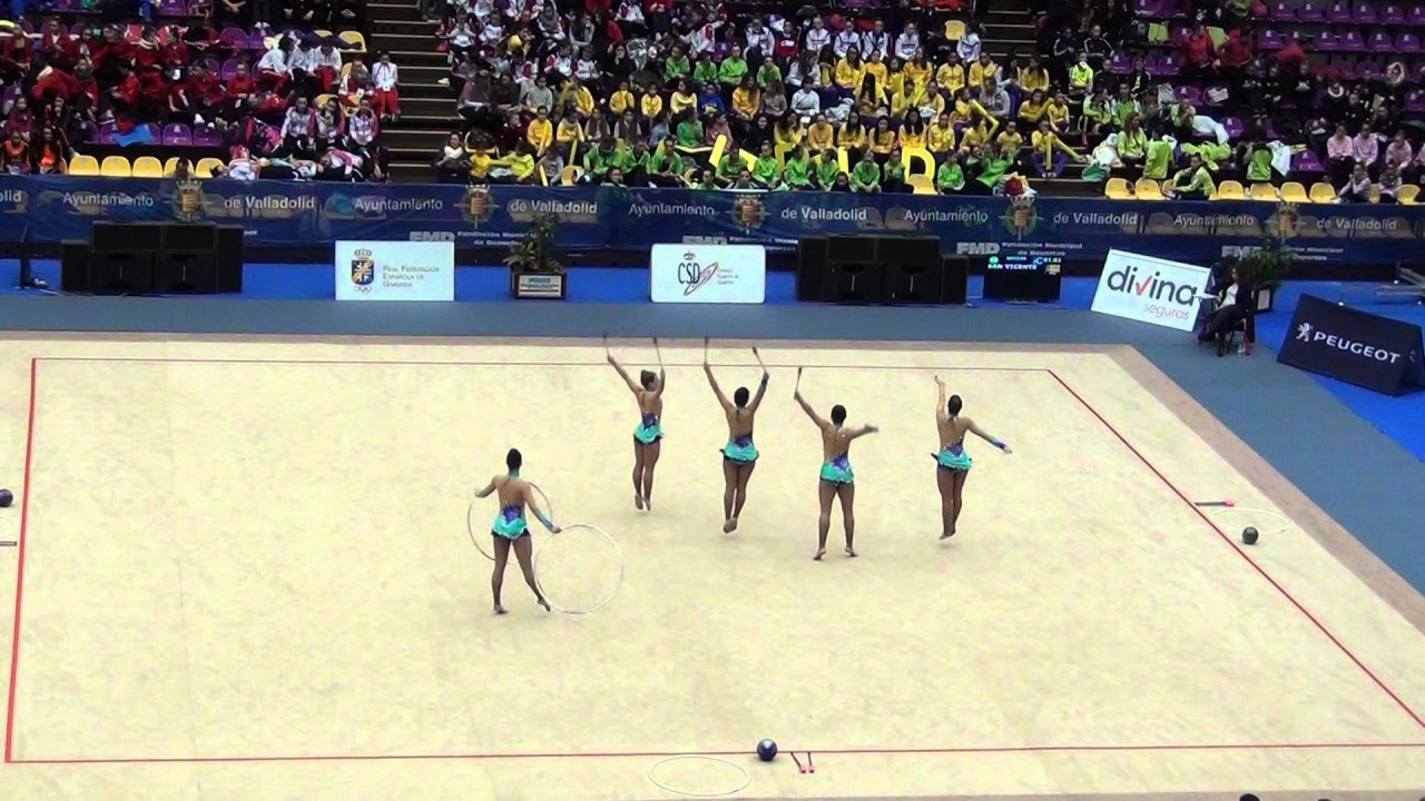 Club rítmica san Vicente senior valladolid 2015