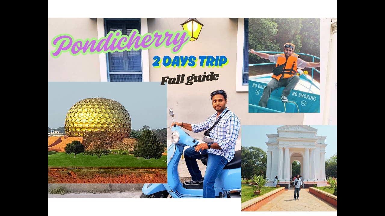 2 Days in Pondicherry | Perfect Weekend Travel Guide #pondicherry #indiatravel #travelvlog #beach 