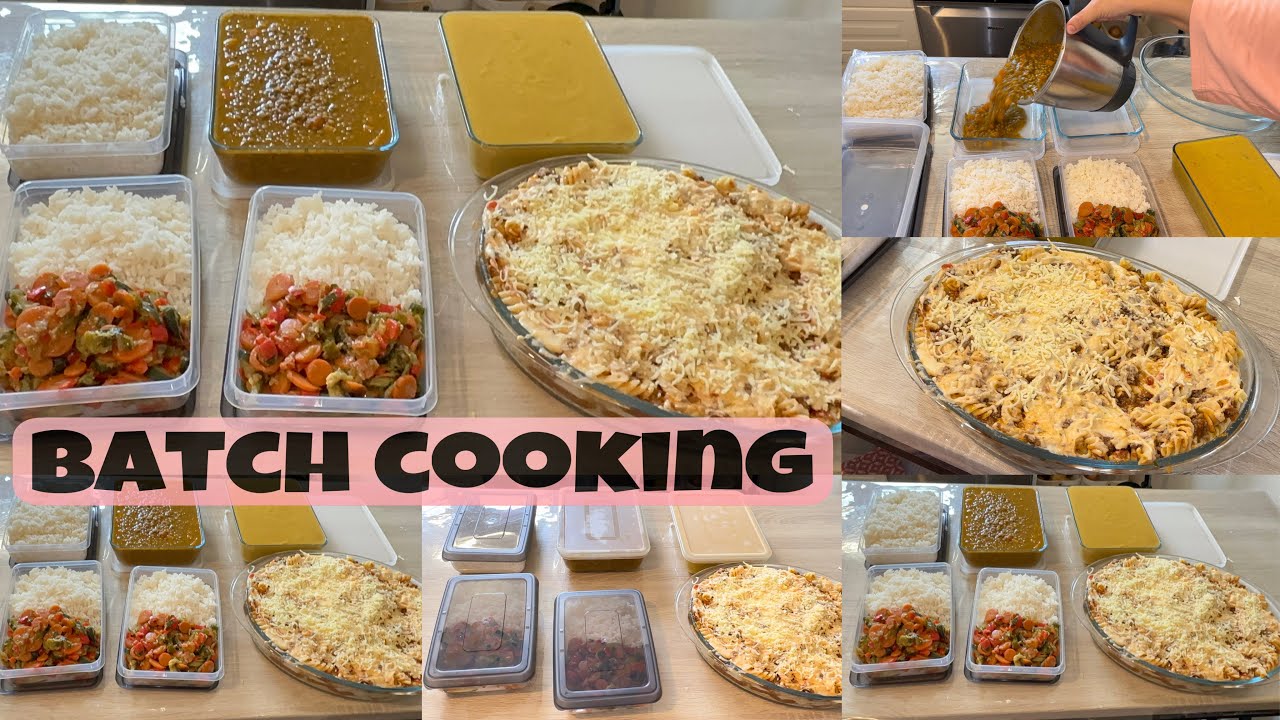 BATCH COOKING : Recettes Faciles, Rapides et Surtout Économiques/1H30 pour 5 Recettes pour 5 Pers.