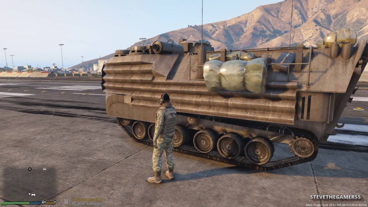 GRAND THEFT AUTO 5 (GTA 5 PC POLICE MODS) MILITARY TEST