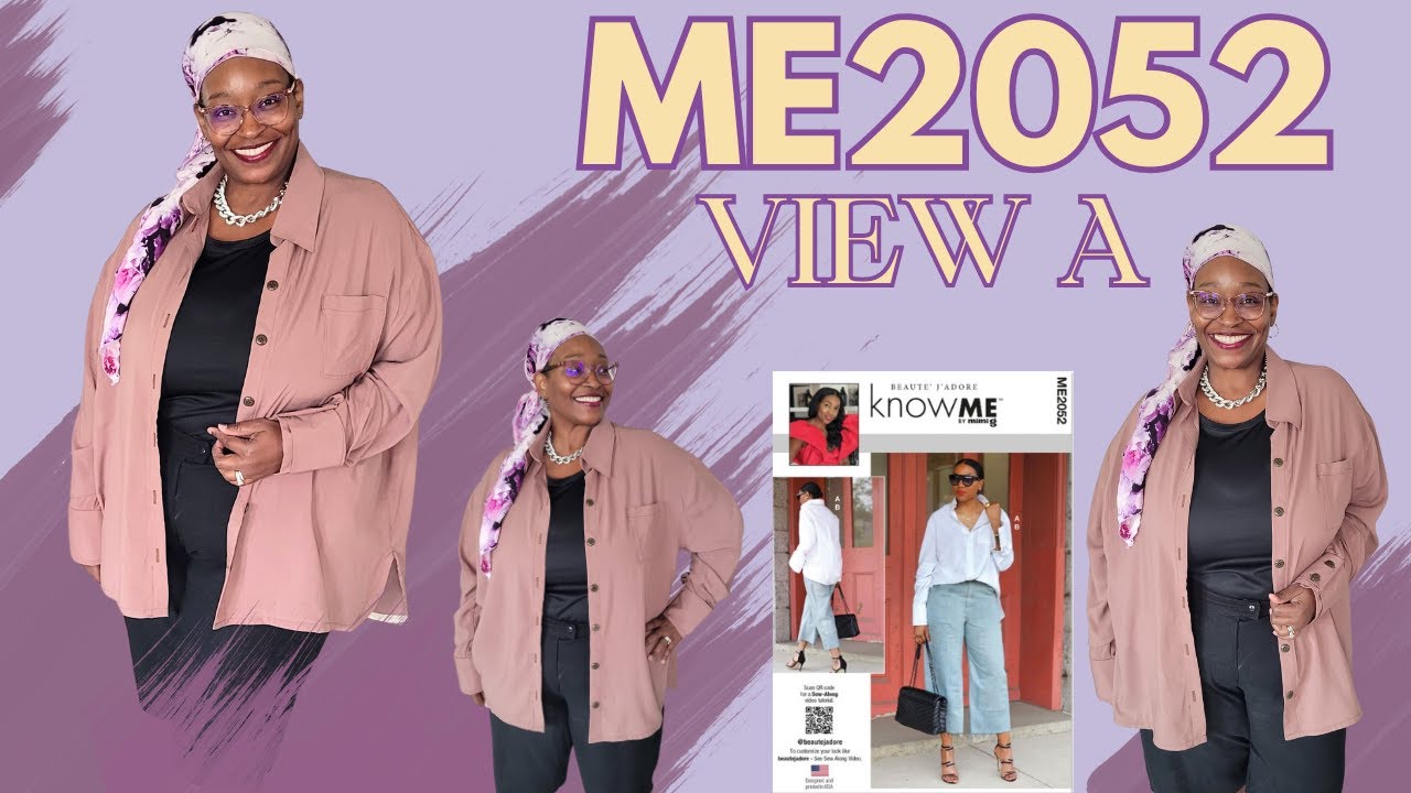[803] KnowMe #ME2052 View A Pattern Review Misses Shirt In Rayon Challis
