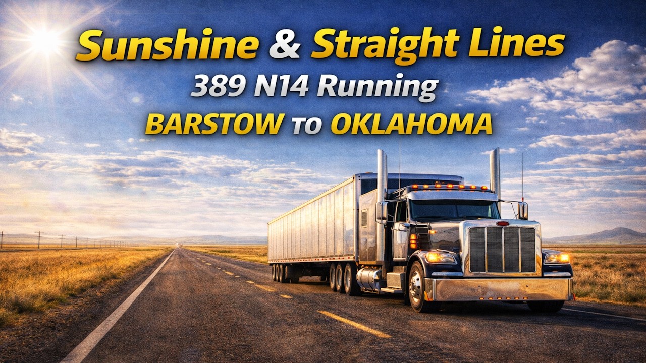 Sunshine & Straight Lines | 389 N14 Running Barstow to Oklahoma