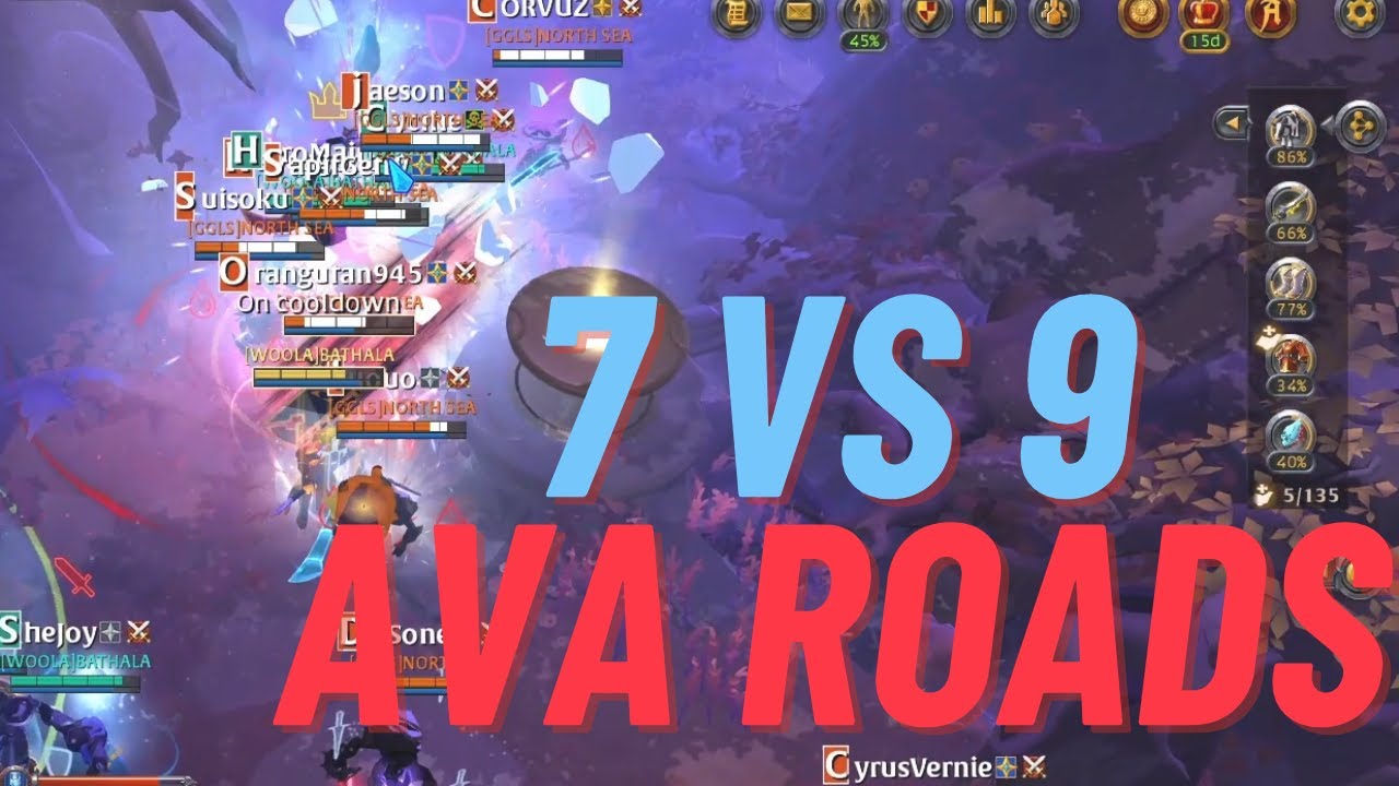 Ava Roads Loots Everywhere | Lethal Scrim & Outnumbered Fight | Albion Online