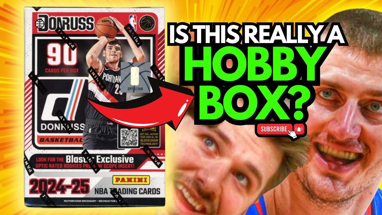 NOT EXPECTING THIS… 2024-25 PANINI DONRUSS HOBBY BLASTER REVIEW & MAIL DAY from 