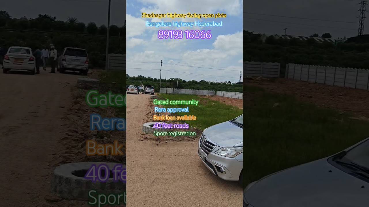 #Shadnagar highway facing open plots #residential  plots in shadnagar