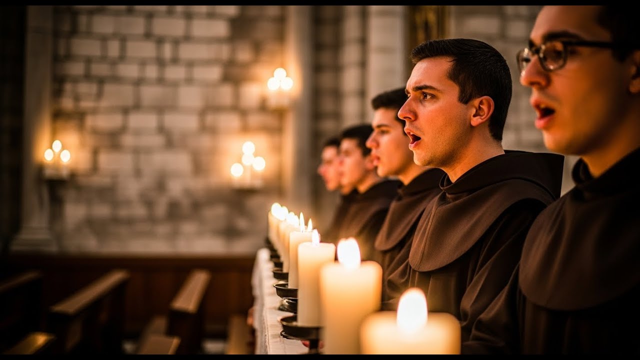 Eternal Night of Gregorian Chants – Monastic Harmony for Peaceful Rest Mental Health Boost