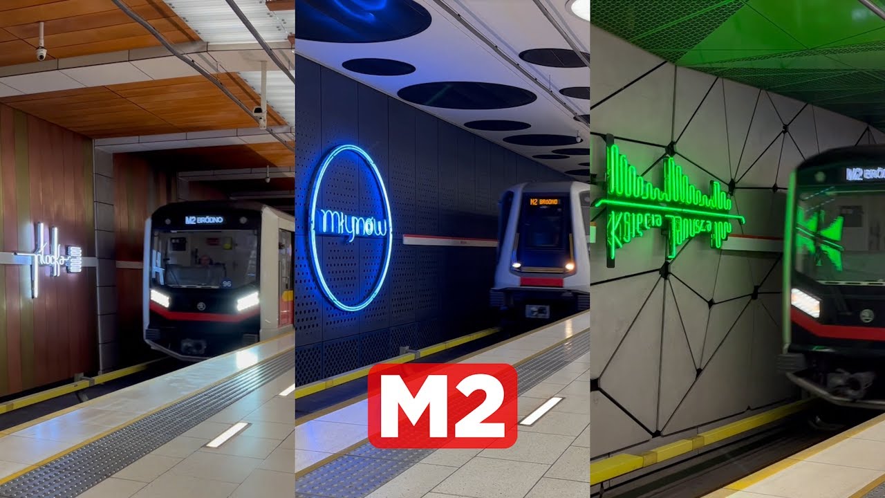 Warsaw Metro Trains (Płocka, Młynów, Księcia Janusza)