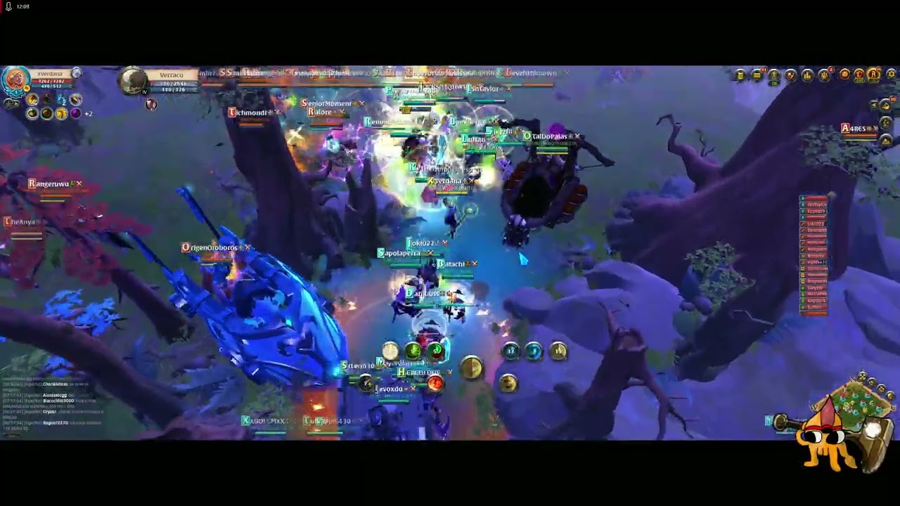 Albion Online ZVZ - Who is lobitos vs Reconnecting - Aprendi a la mala como se usa el nature cleans