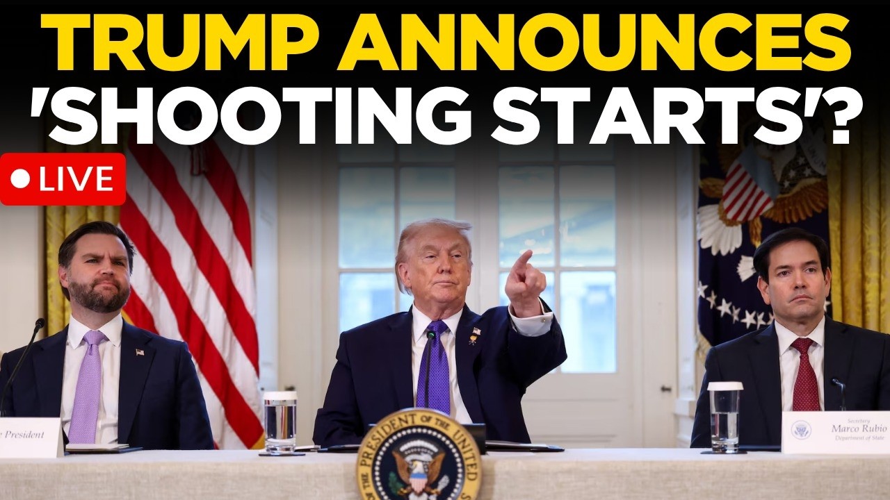 TRUMP ON IRAN LIVE | US Military 'Ready' for Conflict, President Trump Declares to the World
