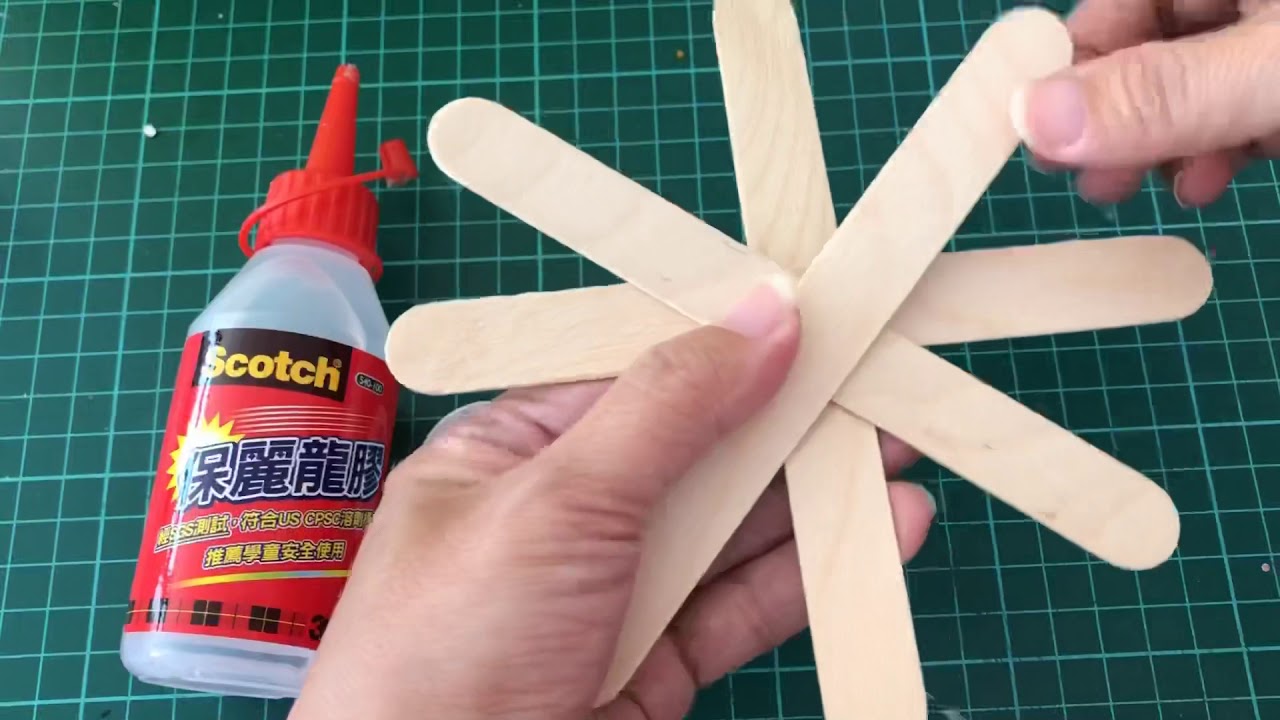 冰棒棍加瓶蓋手作教學#手作教學#失智症 #日照 #樂齡