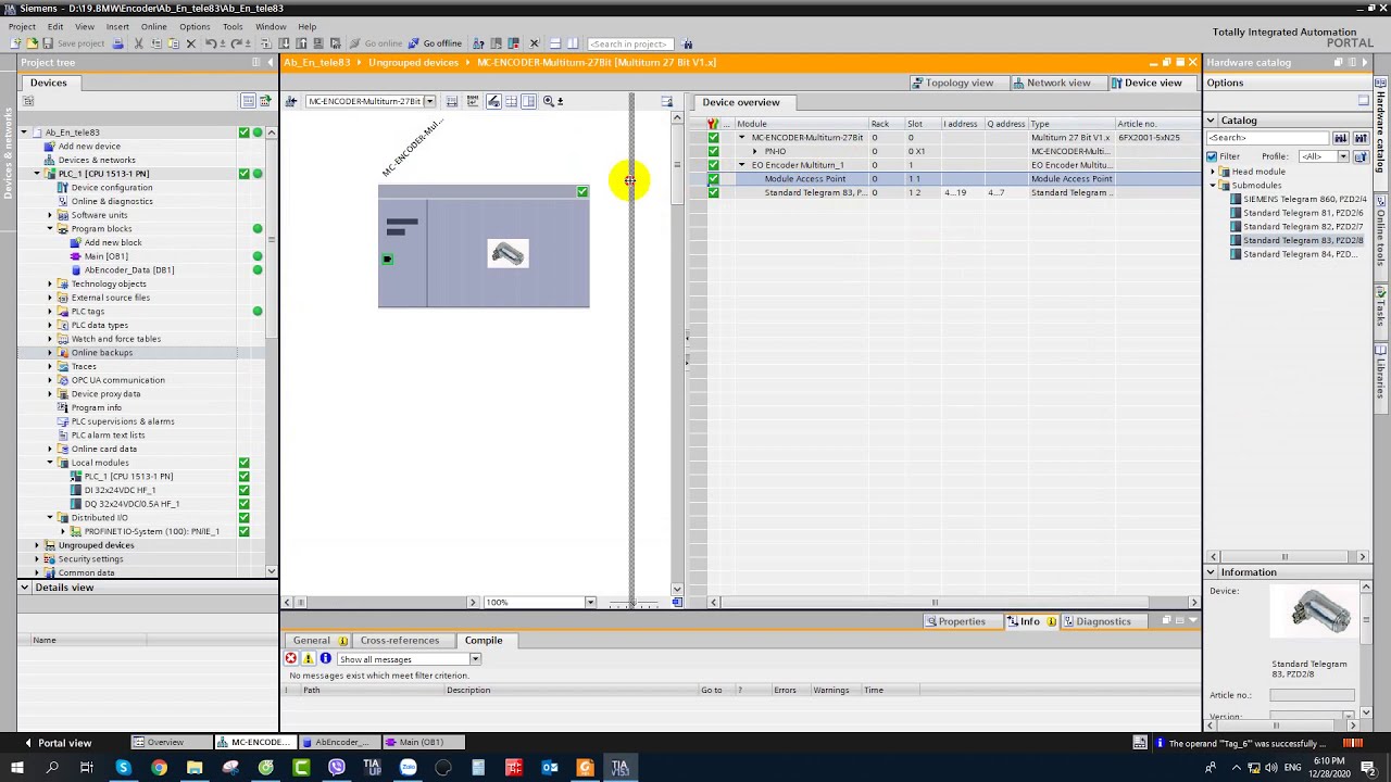MC ENCODER (Absolute Encoder With profinet IO) - Trailer