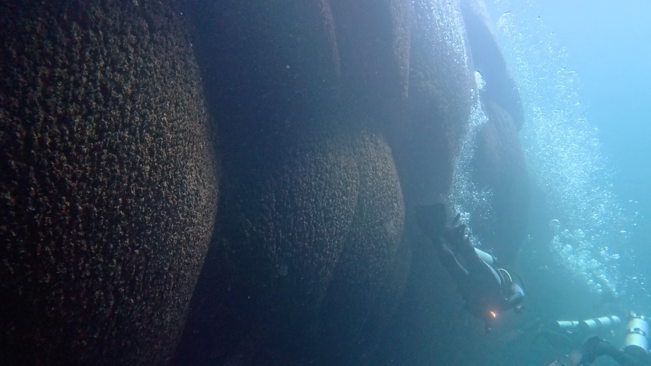 Diving in Cenote Yaakun near Playa del Carmen, Mexico