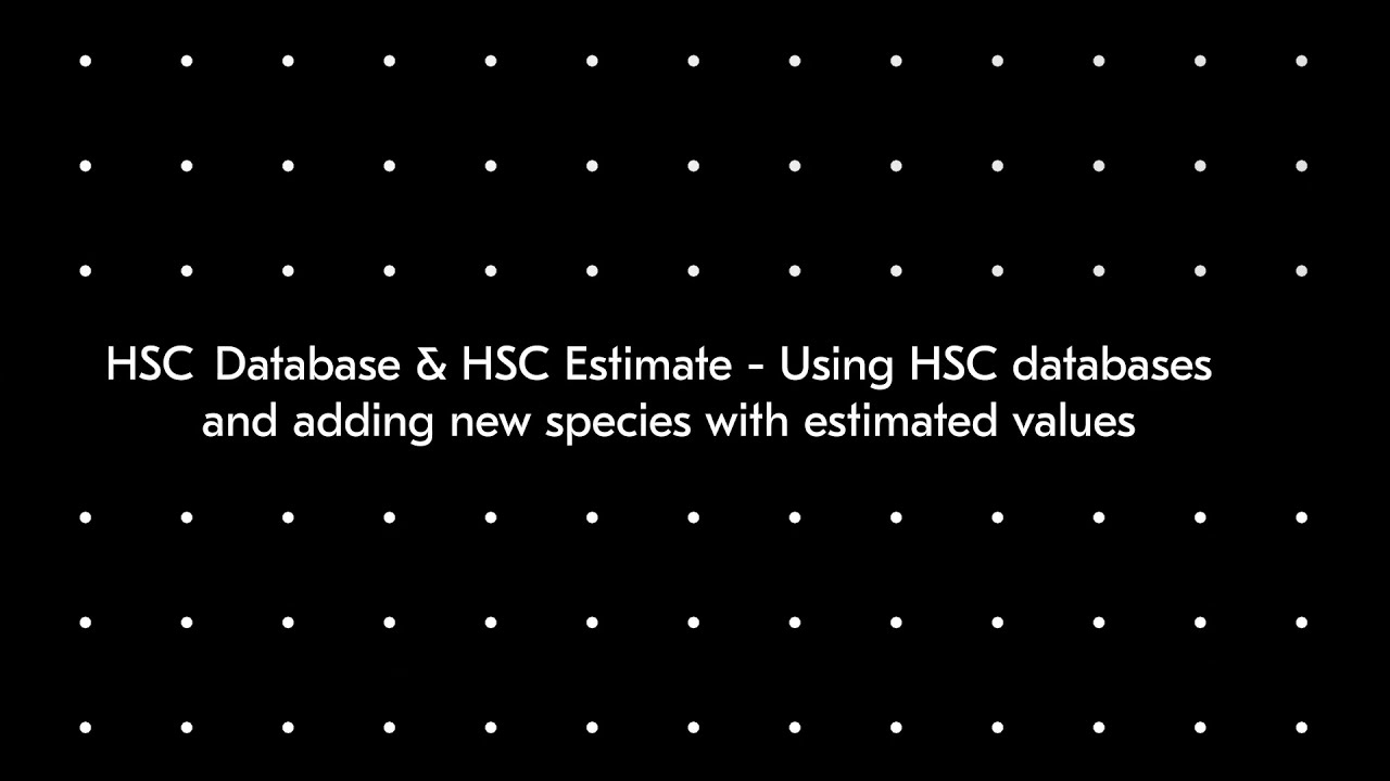 HSC Database & HSC Estimate