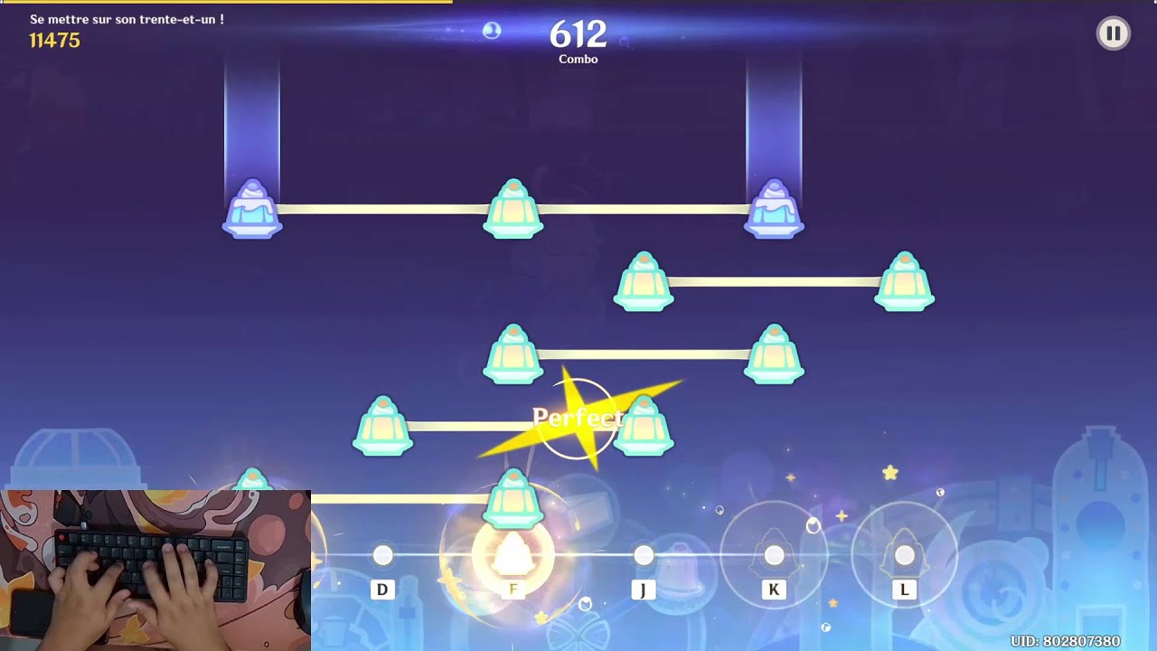 【Genshin Impact】 Se mettre sur son trente-et-un ! (1200-note Custom Chart) | 100.00%