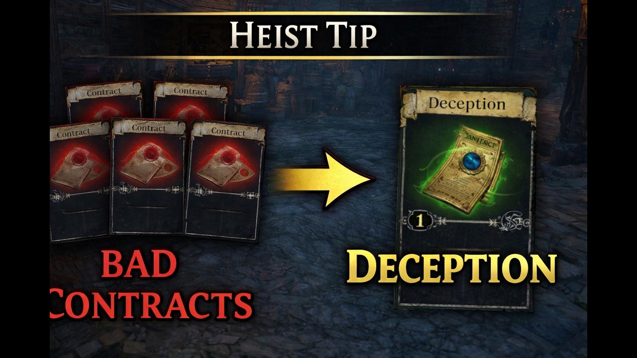 [PoE] Heist Tip &ndash; Turn Bad Contracts Into Deception