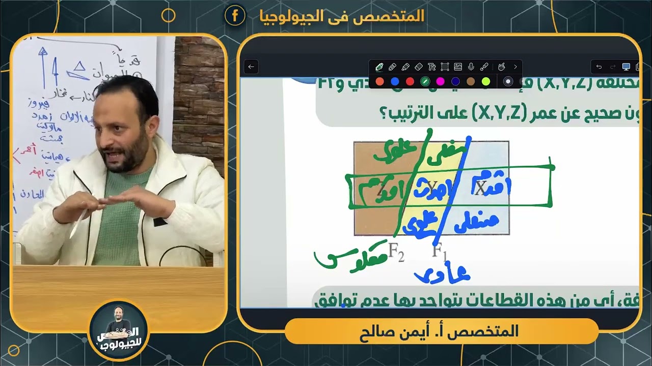 فكرة سؤال الفوالق بالعمر_ باب اول جيولوجيا_٢٠٢٥