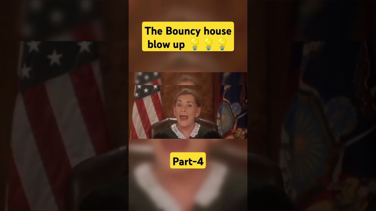 The Bouncy house 🏠 blow up | Part-4 | #judgejudy #judge #judgeshow
