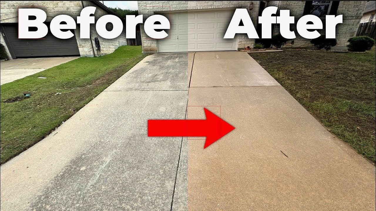 How to Pressure Wash | Concrete Cleaning Tutorial