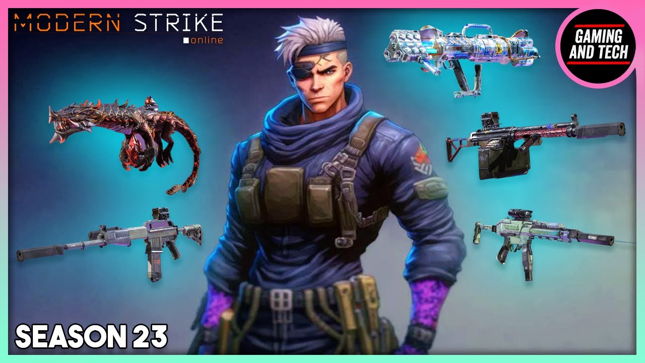 ALL NEW SEASON 23 GUNS in 1 MATCH😱 | Modern Strike Online