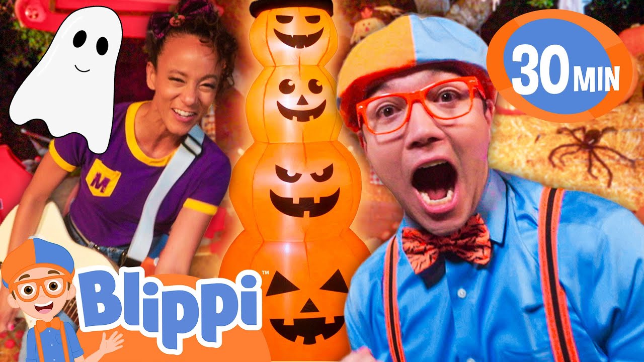 Blippi and Meekah Sing the Halloween Countdown! | BEST OF BLIPPI TOYS | Educational Videos for Kids