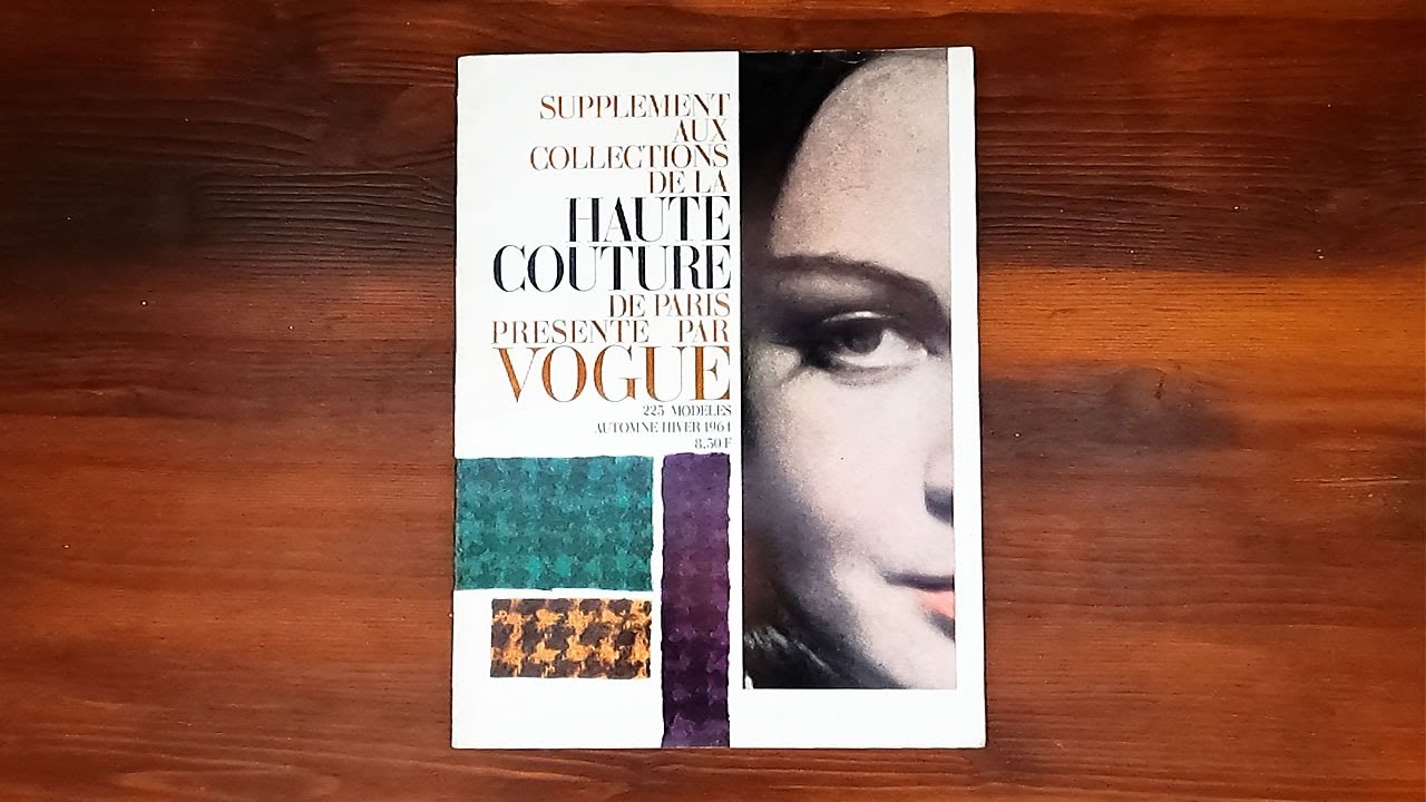 1964/65 Fall-Winter ASMR Magazine Flip Through: Vogue Paris Special Supplement Haute Couture