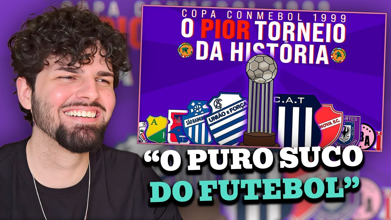 [REACT] O PIOR CAMPEONATO DA HISTÓRIA DO FUTEBOL - COPA CONMEBOL 1999 | STORABLE FUTEBOL