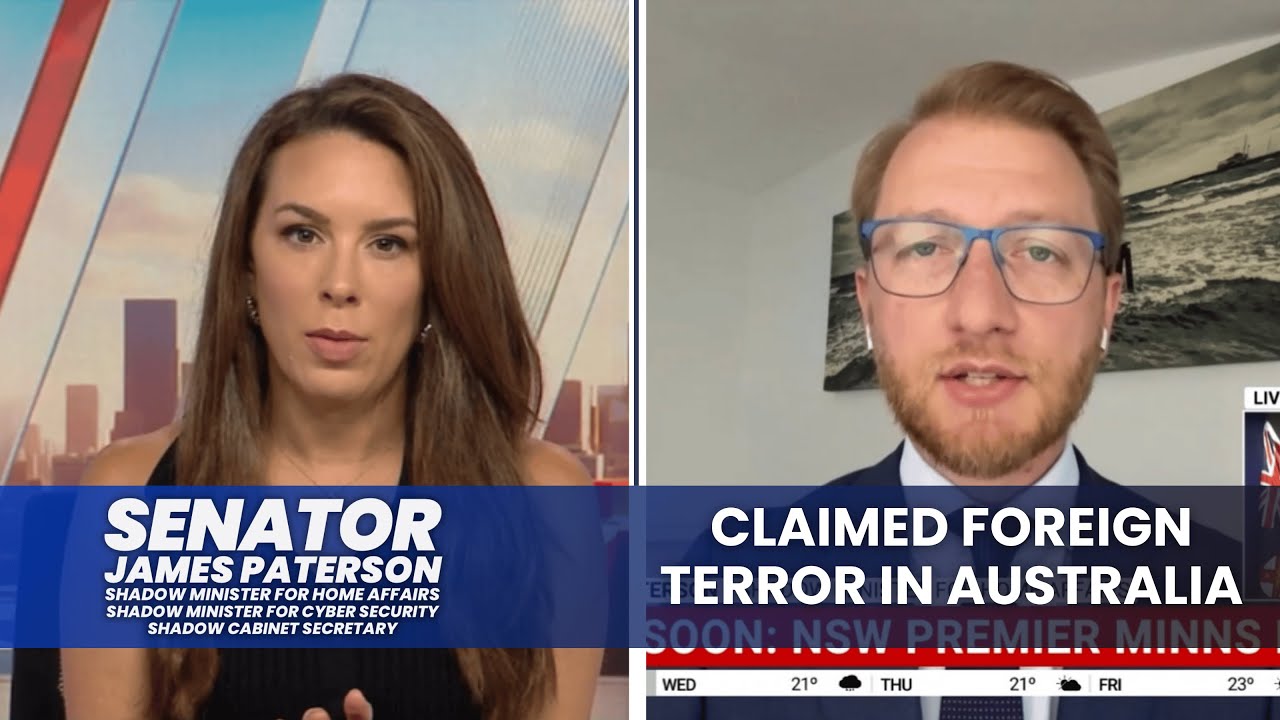 Claimed foreign-sponsored antisemitic terror gravely serious to Australia's national security