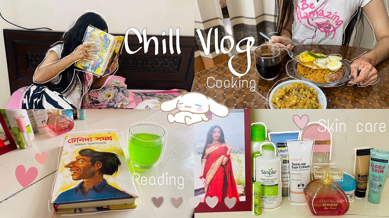 ⋆˙⟡♡ 🎧 A CHILL DAY✨|| Romanticizing the boring day🧸 Watching Anime|Reading | Cooking | Cleaning 𓏲🌿⋆⟡