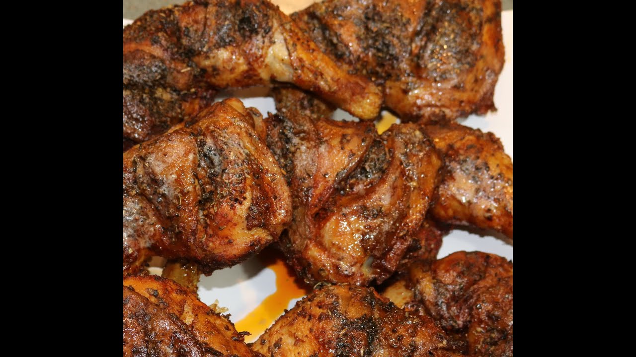 Cuisse de poulet braisé au four || Baked chicken thigh