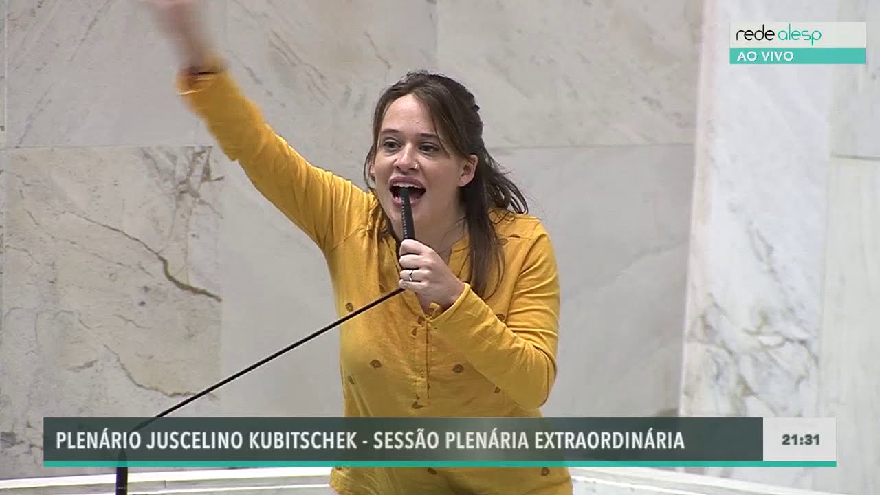 Isa Penna direciona um discurso polêmico ao deputado Coronel Telhada