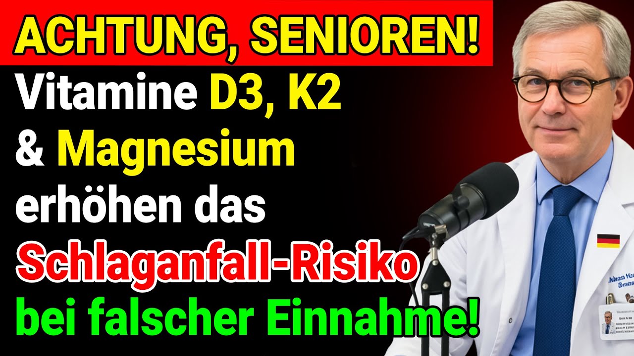 Warnung für Senioren: Nehmen Sie niemals Magnesium, Vitamin D3 & K2 ohne dieses Wissen!
